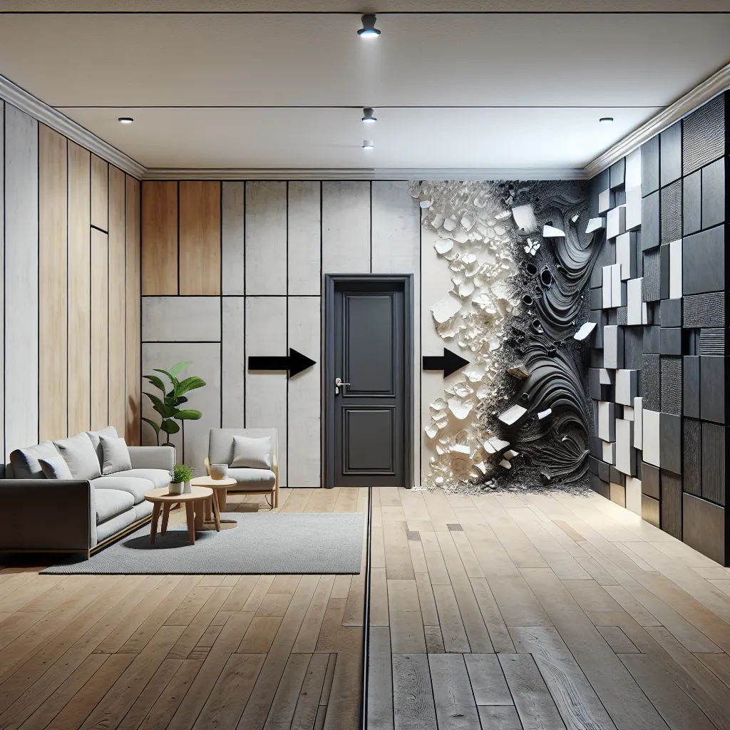 Metamorfoza ścian odkrywając potencjał paneli PCV i płyt węglowych