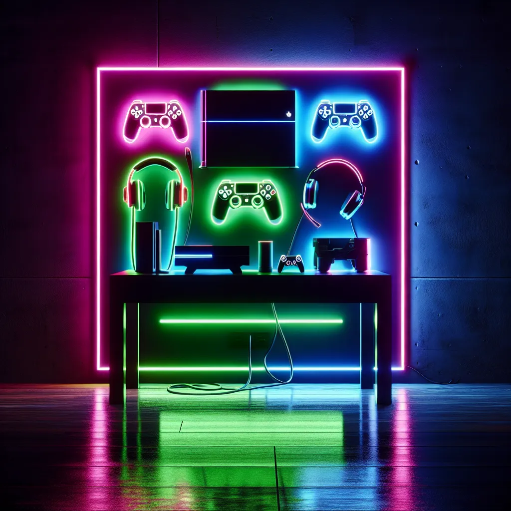 Neony na ścianę – twój klucz do niepowtarzalnej przestrzeni gamingowej