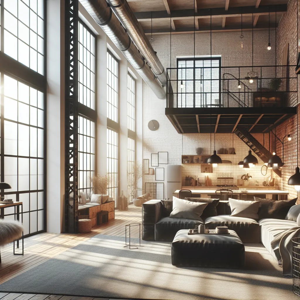 Mieszkanie w stylu loftowym: inspiracje i praktyczne porady